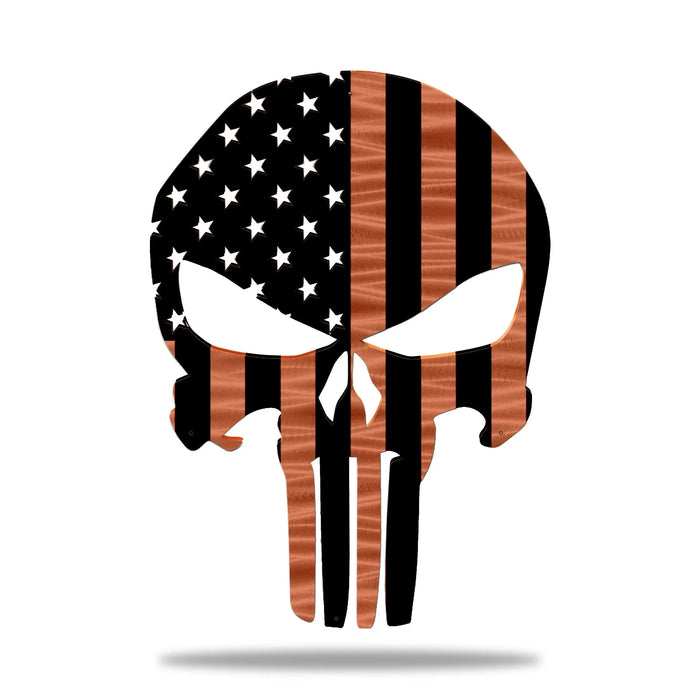 Punisher Skull American Flag