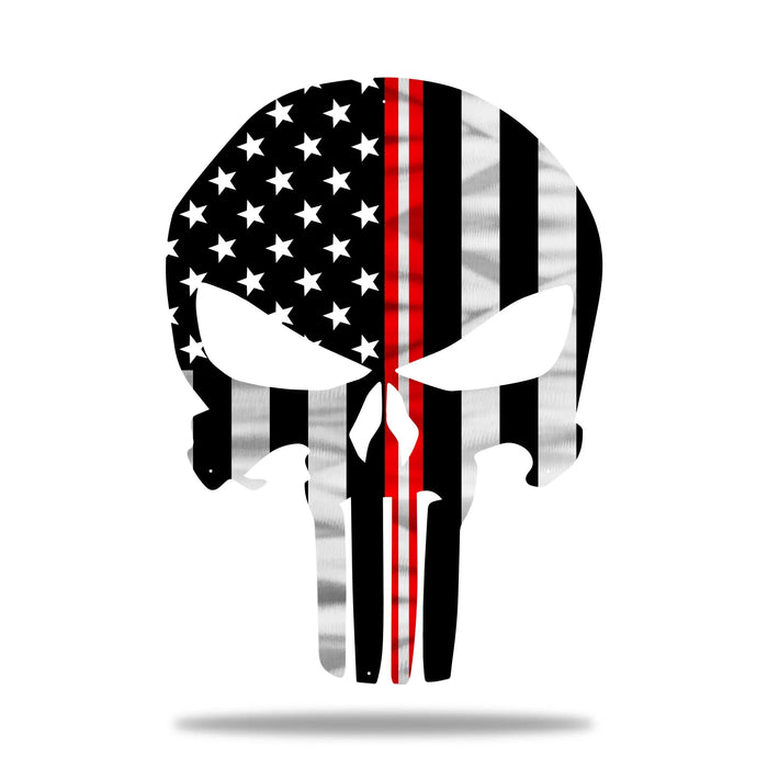 Punisher Skull American Flag